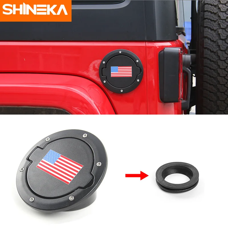 Крышка топливного бака SHINEKA крышка бензобака 2/4 дверь для Jeep Wrangler JK 07 16 наружные