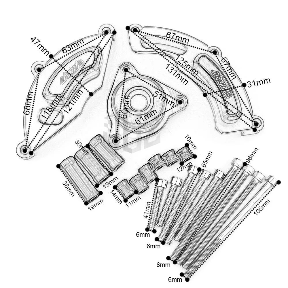 Motorcycle CNC Aluminum Left Right Engine Guard Side Cover Crash Protectors Shield Accessories for Yamaha R15 2015 2016 2017
Motorcycle CNC Aluminum Left Right Engine Guard Side Cover Crash Protectors Shield Accessories for Yamaha R15 2015 2016 2017
