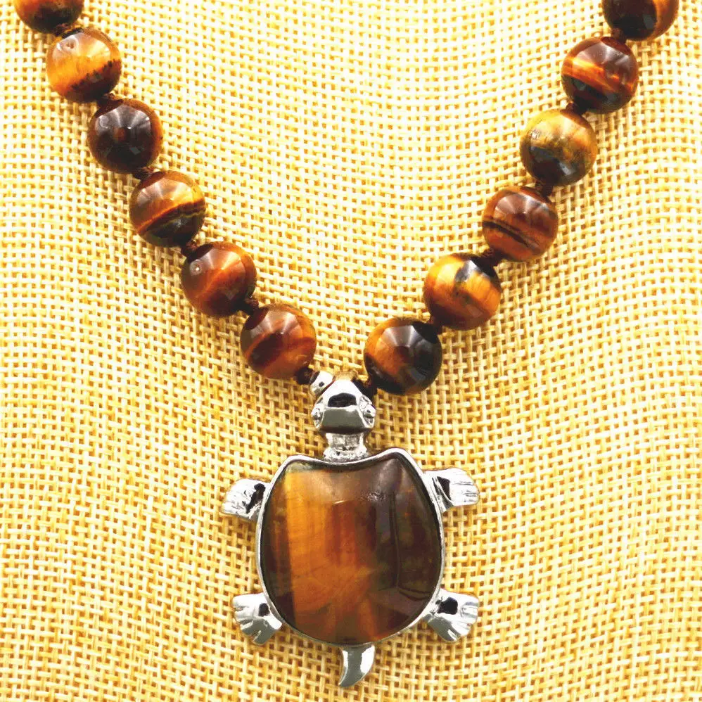 FREE SHIPPING NEW Beautiful 10mm African Roar Tiger's Eye Turtle Pendant Necklace 18 "AAA -Bride jewelry free shipping
FREE SHIPPING NEW Beautiful 10mm African Roar Tiger's Eye Turtle Pendant Necklace 18 "AAA -Bride jewelry free shipping