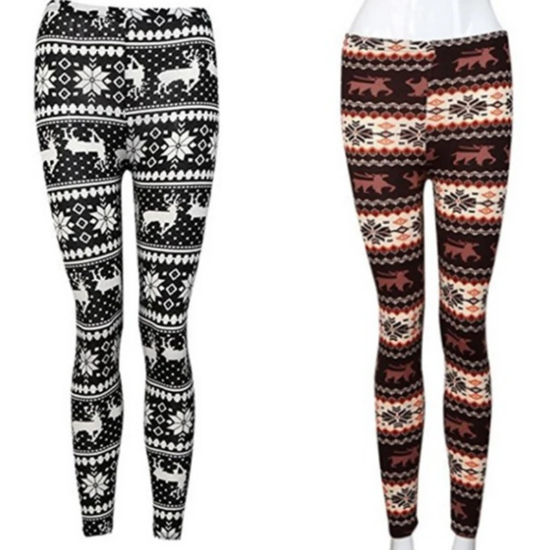 New Brand Women Warm Winter Knit Snowflake Leggings Xmas Stretch Pants Printing Nine Pants
New Brand Women Warm Winter Knit Snowflake Leggings Xmas Stretch Pants Printing Nine Pants