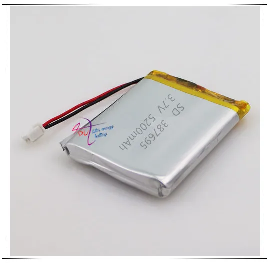 XHR-2P 2.54 5200mAh 3.7V with protective plate 387593 polymer lithium battery 387695 emergency light
XHR-2P 2.54 5200mAh 3.7V with protective plate 387593 polymer lithium battery 387695 emergency light