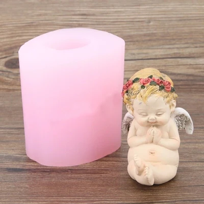 PRZY Silicone Mold Fondant Mold Angel Baby Mousse Candle Molds for Cake Decoration Aroma Plaster Resin Clay Moulds Eco-friendly
PRZY Silicone Mold Fondant Mold Angel Baby Mousse Candle Molds for Cake Decoration Aroma Plaster Resin Clay Moulds Eco-friendly