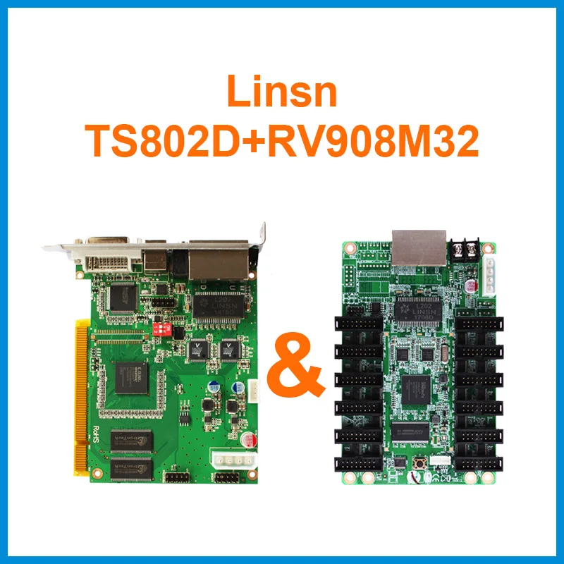 linsn ts802d sending card with 1 piece linsn rv908m32 for led screen display p2 p4 p6 p8 p10
linsn ts802d sending card with 1 piece linsn rv908m32 for led screen display p2 p4 p6 p8 p10