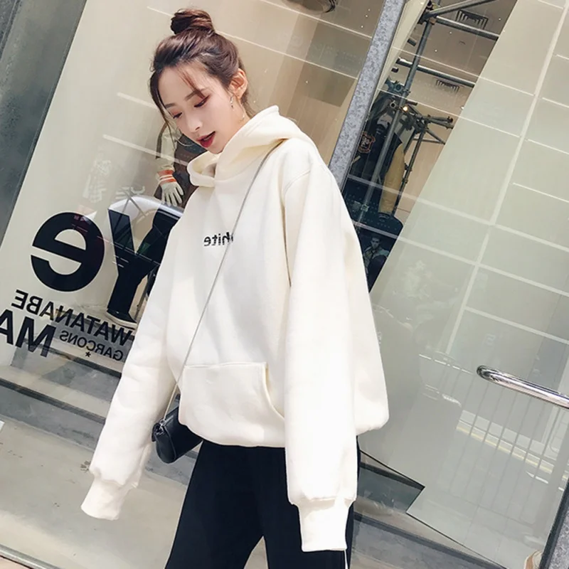 Fsdhion Autumn Winter Fleece Harajuku Print Pullover Thick Loose Women Hoodies Sweatshirts Female Casual Coat F2
Fsdhion Autumn Winter Fleece Harajuku Print Pullover Thick Loose Women Hoodies Sweatshirts Female Casual Coat F2