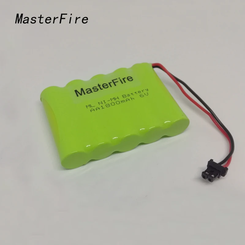 MasterFire 10PACK/LOT 6V 1800mAh 5x AA Ni-MH RC Rechargeable Battery Batteries Pack for Helicopter Robot Car Toys with Plug
MasterFire 10PACK/LOT 6V 1800mAh 5x AA Ni-MH RC Rechargeable Battery Batteries Pack for Helicopter Robot Car Toys with Plug