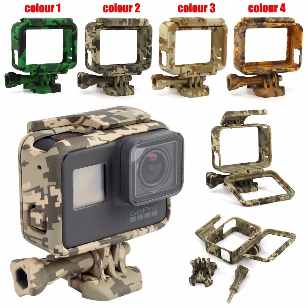 Камуфляжная защитная рамка чехол для GoPro Hero 6 5 Черная Камера боковая открытая стандартная рамка для GoPro 6 5 аксессуар
Камуфляжная защитная рамка чехол для GoPro Hero 6 5 Черная Камера боковая открытая стандартная рамка для GoPro 6 5 аксессуар