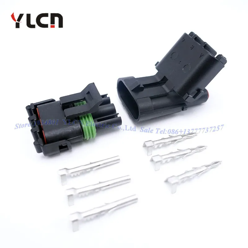 New Brand Super Sealed 1Set 3 Pin/Way Waterproof Electric Wire Connector Plugs For Auto Car
New Brand Super Sealed 1Set 3 Pin/Way Waterproof Electric Wire Connector Plugs For Auto Car