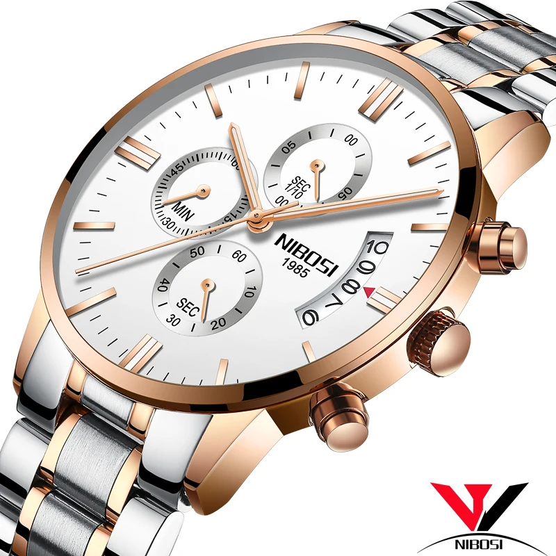 Relogio Masculino NIBOSI Quartz Wrist Watch Men Fashion Luxury Brand Men's Watches Waterproof Stainless Steel Dress Watches Date
Relogio Masculino NIBOSI Quartz Wrist Watch Men Fashion Luxury Brand Men's Watches Waterproof Stainless Steel Dress Watches Date