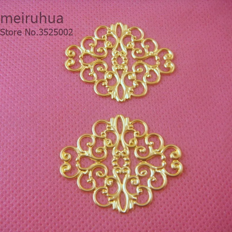 10 pieces / lot Primitive copper color Decoration box Filigree flower Slice Charms base Setting Jewelry DIY Components Findings
10 pieces / lot Primitive copper color Decoration box Filigree flower Slice Charms base Setting Jewelry DIY Components Findings