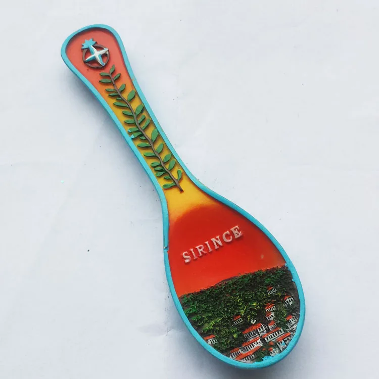 Фото Туристический сувенир на холодильник uropean креативная ложка - купить