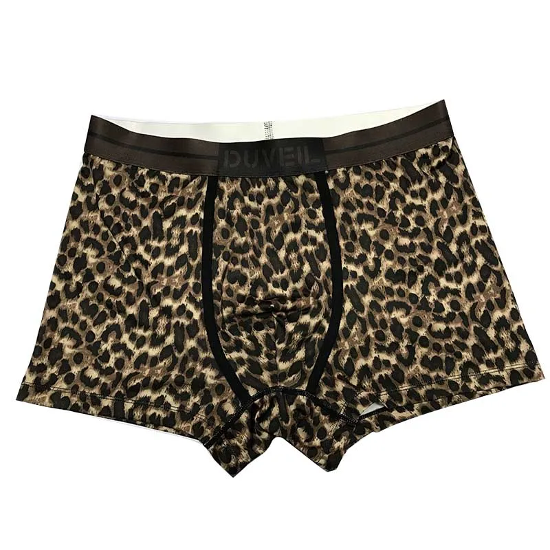 2pieces/Lot Men Sexy Nylon Leopard Printed Sports Underwear Flexible Four Corners Underpants 3D Convex Soft Boxer Shorts
2pieces/Lot Men Sexy Nylon Leopard Printed Sports Underwear Flexible Four Corners Underpants 3D Convex Soft Boxer Shorts