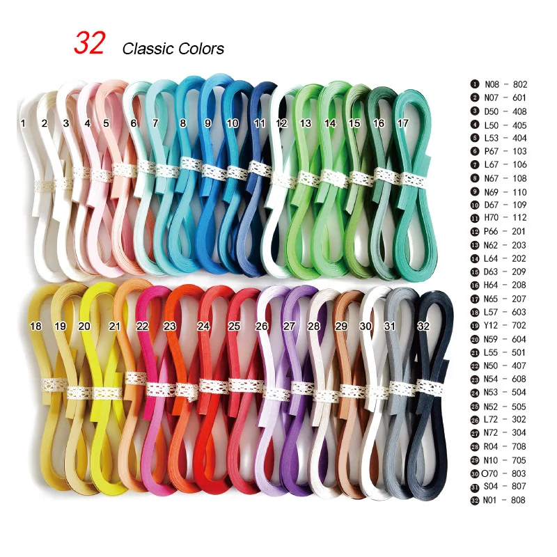 Набор для квиллинга JUYA Tant 72 цвета 1 5/3/5/7/10 мм ширина 40 лент|set quilling|set diyset 3 |