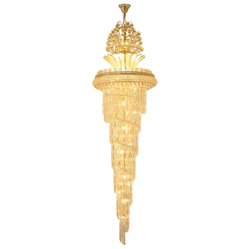 Large Gold Imperial K9 Crystal Chandelier for Hotel Hall Living Room Staircase Hanging Pendant Lamp European Big Lighting
Large Gold Imperial K9 Crystal Chandelier for Hotel Hall Living Room Staircase Hanging Pendant Lamp European Big Lighting