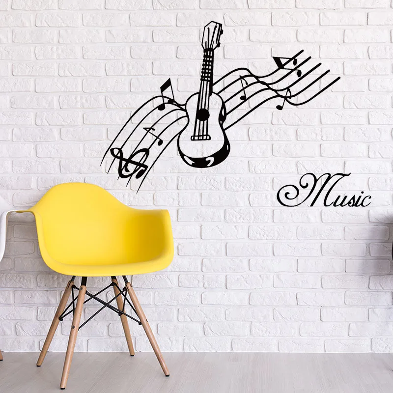 DIY Music Funny Wall Sticker For Living Room Kids Room Creative Family Mural Home Decoration Decal Home Decoration Accessories
DIY Music Funny Wall Sticker For Living Room Kids Room Creative Family Mural Home Decoration Decal Home Decoration Accessories