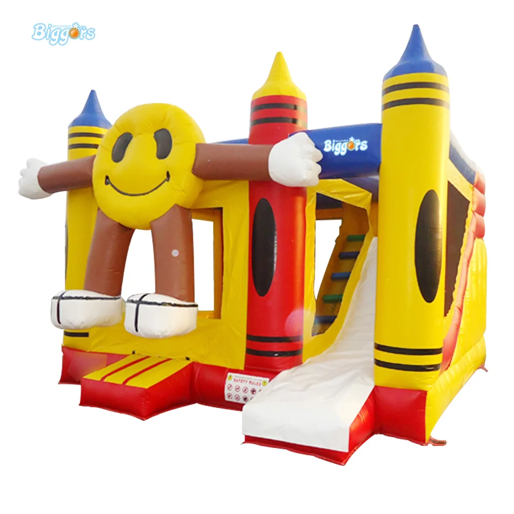 YARD Durable PVC Inflatable Bouncy House Customized Bounce Jumper Castle With Slide