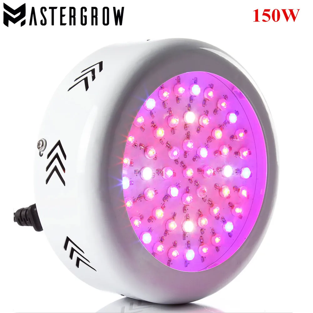 MasterGrow UFO 150 Вт полный спектр светодиодный светильник лампа УФ ИК для выращивания