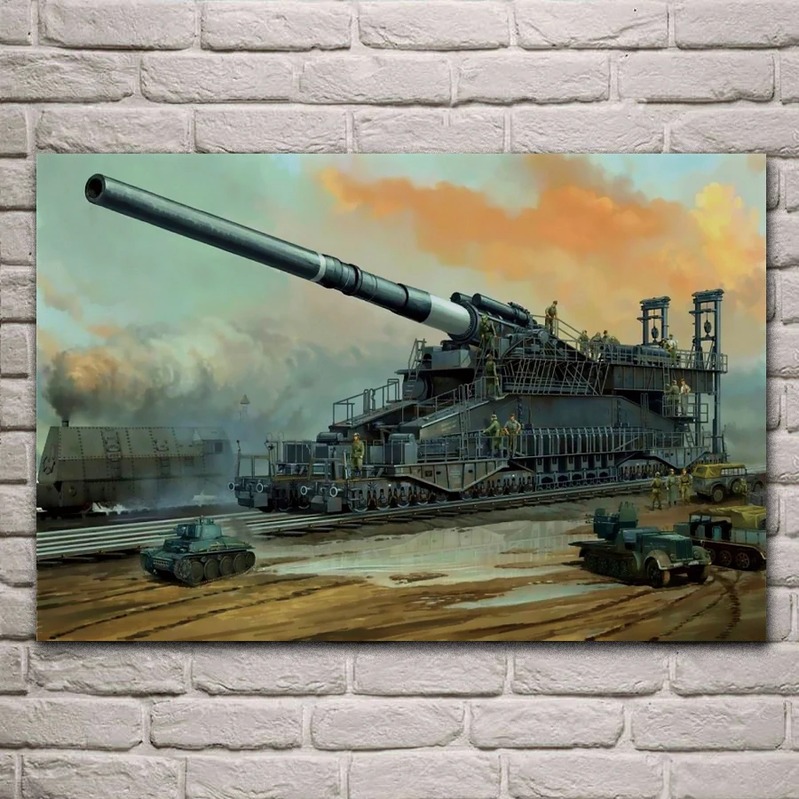 Art Dora unique heavy train artillery guns army ermany caliber 807 mm posters on the wall picture home living room decoration
Art Dora unique heavy train artillery guns army ermany caliber 807 mm posters on the wall picture home living room decoration