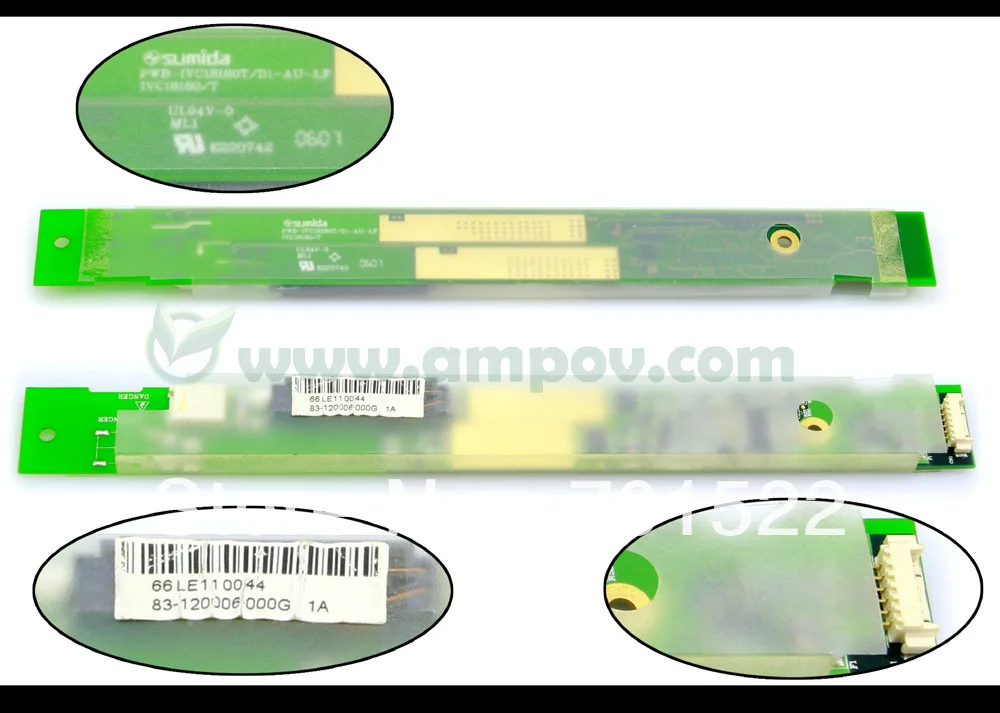 Free shipping Sumida PWB-IVC18180T/D1-AU-LF, IVC18180/T, 83-120006-000G lcd inverter
Free shipping Sumida PWB-IVC18180T/D1-AU-LF, IVC18180/T, 83-120006-000G lcd inverter