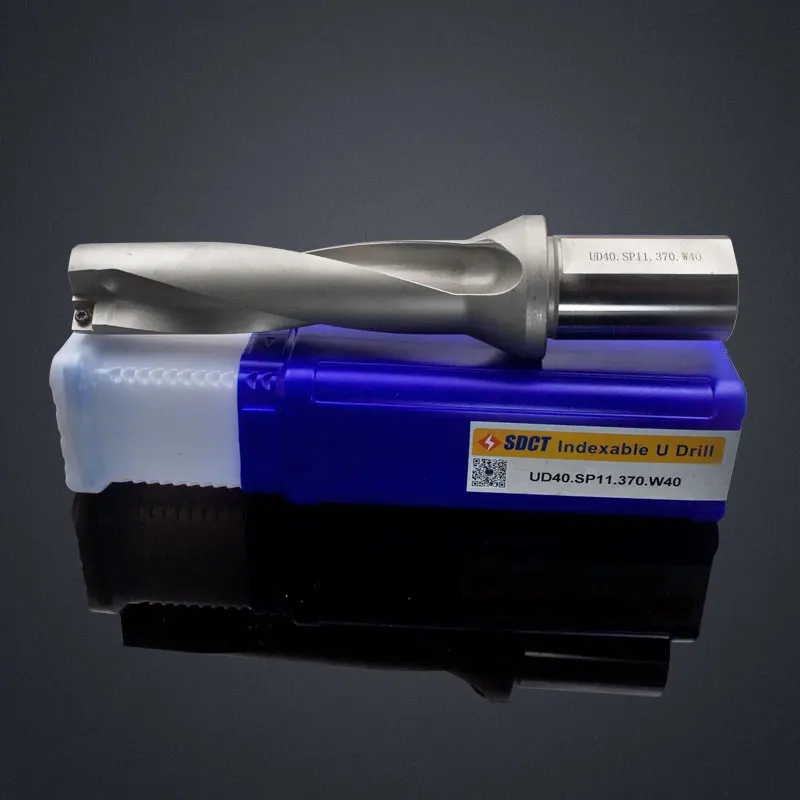 Zhuzhou Sant Indexable Drilling Tools U Drill UD40.SP11.370.W40 Applicable Carbide Inserts SPGT110408 Or SPMG110408
Zhuzhou Sant Indexable Drilling Tools U Drill UD40.SP11.370.W40 Applicable Carbide Inserts SPGT110408 Or SPMG110408