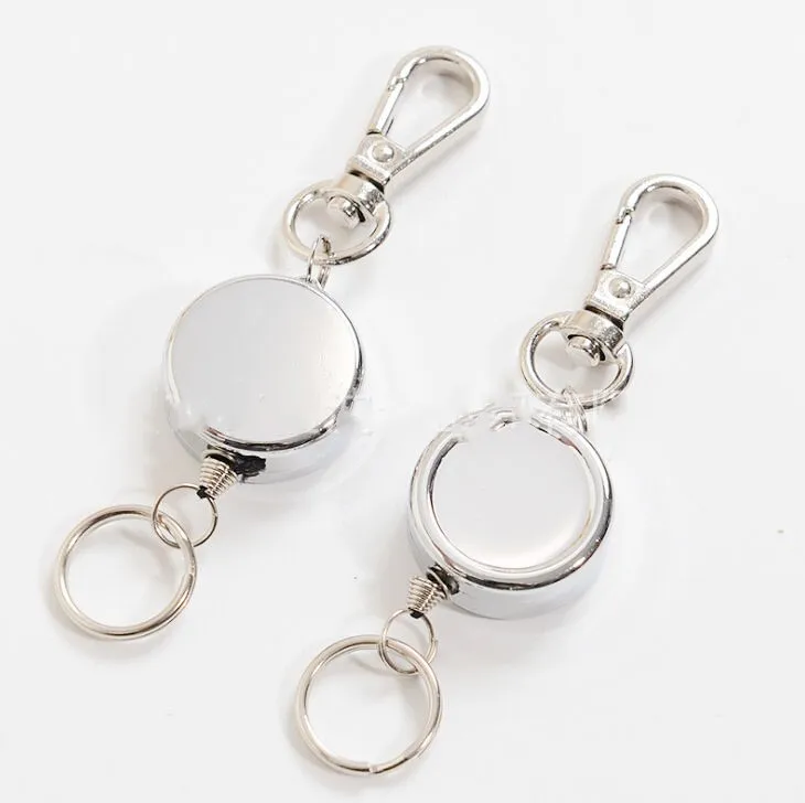 1pc Retractable Key Ring ID Badge Metal Lanyard Name Tag Card Holder Recoil Reel Belt Clip
1pc Retractable Key Ring ID Badge Metal Lanyard Name Tag Card Holder Recoil Reel Belt Clip