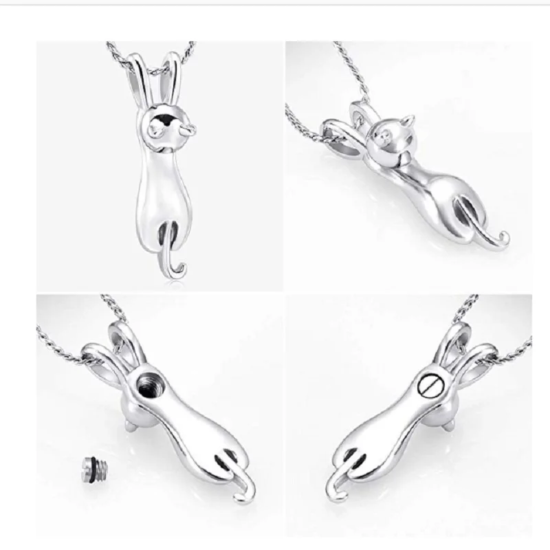 Cute Pet Cat Urn Necklace for Ashes-Tiny Cremation Jewelry Memorial Keepsake Pendant for Pet's
Cute Pet Cat Urn Necklace for Ashes-Tiny Cremation Jewelry Memorial Keepsake Pendant for Pet's