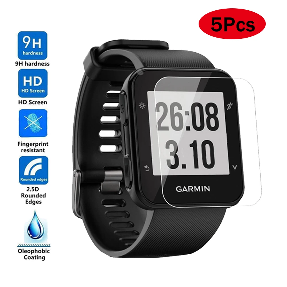 Защитная пленка для смарт-часов Garmin ForeRunner 35, закаленное стекло 9H 2.5D премиум класса, 5 шт.
Защитная пленка для смарт-часов Garmin ForeRunner 35, закаленное стекло 9H 2.5D премиум класса, 5 шт.
