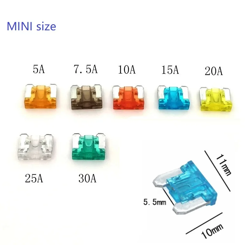 50pcs/bag Car Accessories 3A 4A 5A 7.5A 10A 15A 20A 25A 30A 35A Car Auto Mini Fuse
50pcs/bag Car Accessories 3A 4A 5A 7.5A 10A 15A 20A 25A 30A 35A Car Auto Mini Fuse