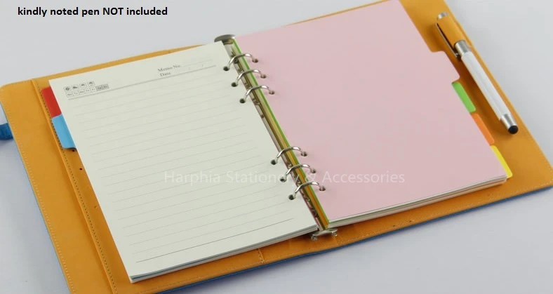 Harphia zipper PU leather spiral loose leaf refillable candy color notebook filofax planner agenda schedule notepad binder A5
Harphia zipper PU leather spiral loose leaf refillable candy color notebook filofax planner agenda schedule notepad binder A5
