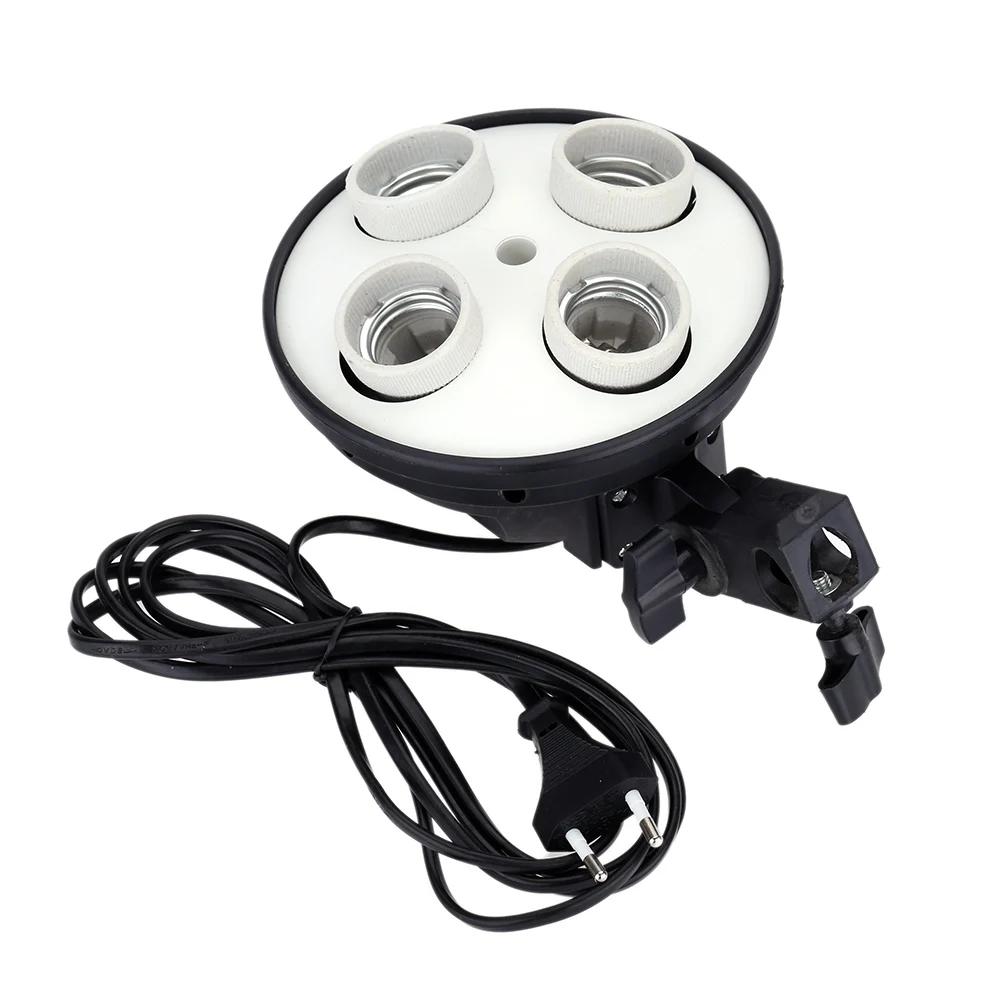 200W Studio Light Lamp Adapter for Photo Video Studio Softbox 4 in 1 E27 Base Socket Light Lamp Bulb Holder Adapter
200W Studio Light Lamp Adapter for Photo Video Studio Softbox 4 in 1 E27 Base Socket Light Lamp Bulb Holder Adapter