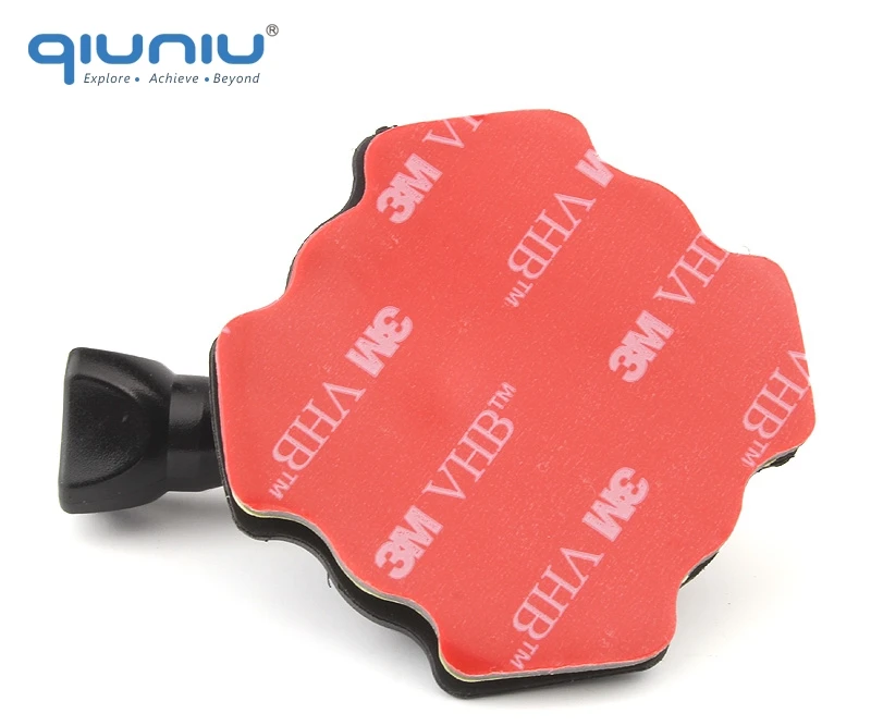 Удлинитель для шлема QIUNIU с поворотом на 360 градусов клейкой наклейкой и винтом GoPro