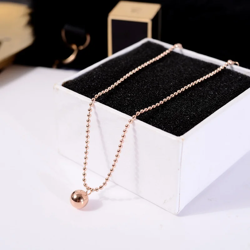 YUN RUO 2021 Fashion Rose Gold Color Round Pendant Anklet Chic Style Woman 316 L Titanium Steel Jewelry Top Quality Never Fade
YUN RUO 2021 Fashion Rose Gold Color Round Pendant Anklet Chic Style Woman 316 L Titanium Steel Jewelry Top Quality Never Fade