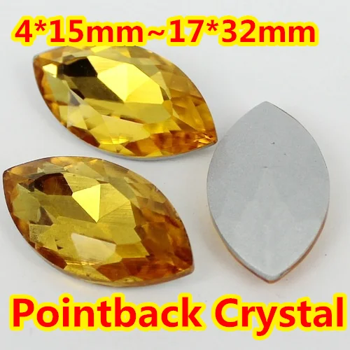 Topaz Navette Shape Crystal Fancy Stone Point Back Glass Stone DIY Jewelry Accessory.5*10,7*15,9*18mm,13*27,4*15mm,17*32mm
Topaz Navette Shape Crystal Fancy Stone Point Back Glass Stone DIY Jewelry Accessory.5*10,7*15,9*18mm,13*27,4*15mm,17*32mm
