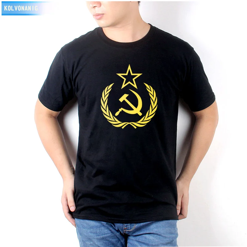 2021 New T Shirts Men USSR Soviet Union Moscow Russians CCCP Print Man T-Shirt Short Sleeve Tees Cotton O-Neck Clothing Tops
2021 New T Shirts Men USSR Soviet Union Moscow Russians CCCP Print Man T-Shirt Short Sleeve Tees Cotton O-Neck Clothing Tops