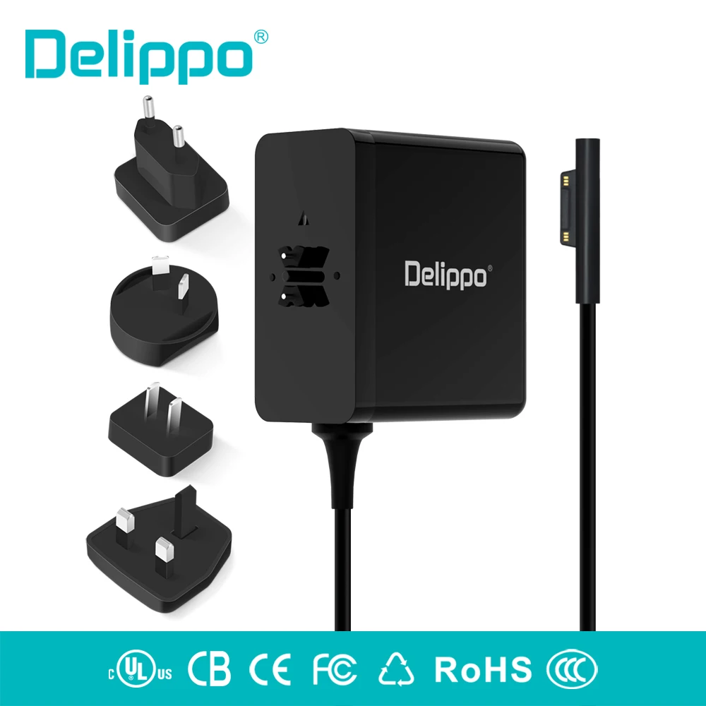 

Delippo 1625 AC/DC 36W 12V 2.58A Charger Power Supply Laptop Adapter For Microsoft Surface Pro 3 / Pro 4 Tablet PC i7 i5 i3