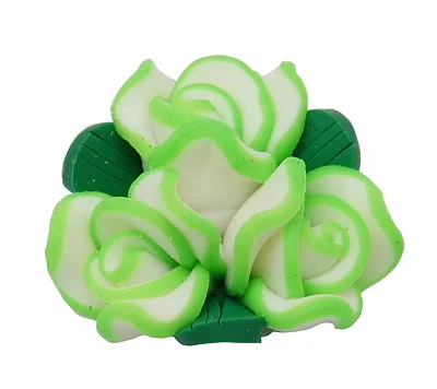 Handmade Flower Polymer Clay Beads for Mother's Day Mixed Color 20~23x14mm Hole: 2mm 9pcs/set | Украшения и аксессуары