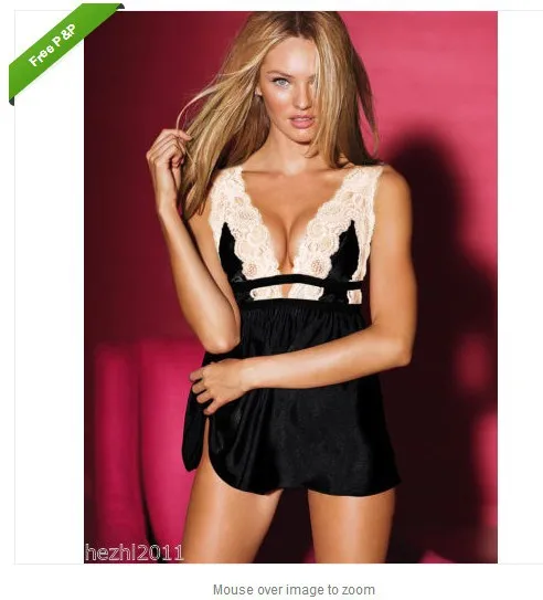 2016 nightgown New Women Sexy Lingerie Hot style Underwear Sleepwear Tempt Free shipping AZ75
2016 nightgown New Women Sexy Lingerie Hot style Underwear Sleepwear Tempt Free shipping AZ75