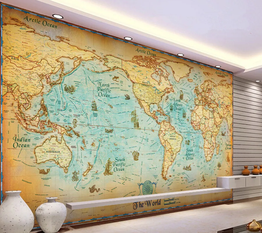 custom retro wallpaper murals for the living room bedroom TV background sofa wall papers home decor the navigation world map
custom retro wallpaper murals for the living room bedroom TV background sofa wall papers home decor the navigation world map