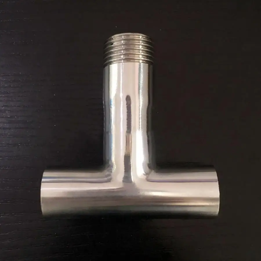 45mm 1-3/4" Pipe OD Butt Weld x 1-1/2" BSPT Male Tee 3 Way SUS 304 Stainless Sanitary Fitting Homebrew Beer Wine
45mm 1-3/4" Pipe OD Butt Weld x 1-1/2" BSPT Male Tee 3 Way SUS 304 Stainless Sanitary Fitting Homebrew Beer Wine