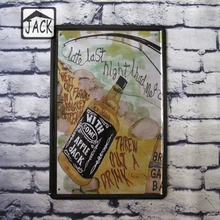 Джек Виски граффити 8x12 дюймов оловянные знаки Бар Паб галерея