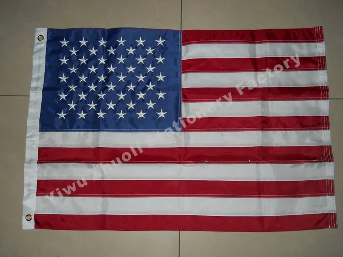 American Embroidery Flag 240X150cm (8x5FT) 590g High Quality Free Shipping Sewn Stripes Nylon USA US EMBROIDERED STARS
American Embroidery Flag 240X150cm (8x5FT) 590g High Quality Free Shipping Sewn Stripes Nylon USA US EMBROIDERED STARS