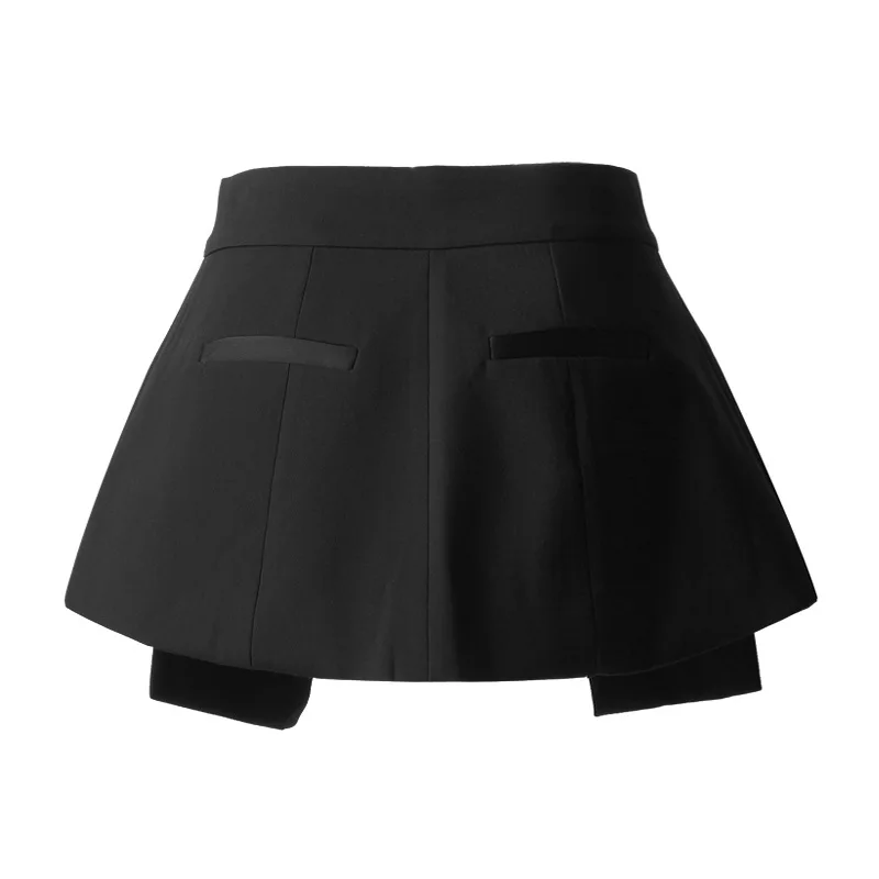 Women's suit 2019 leather belt short skirt girdle + trousers two sets of fall feeling wide leg pants female two-piece
Women's suit 2019 leather belt short skirt girdle + trousers two sets of fall feeling wide leg pants female two-piece