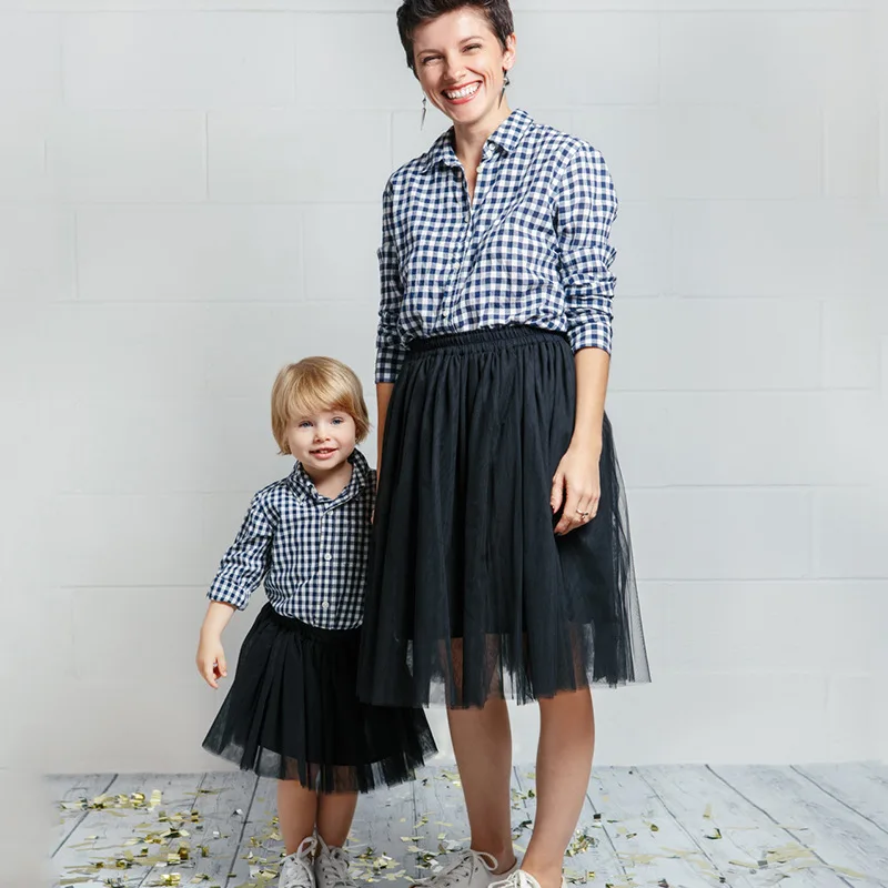 2019 Spring Summer Black Mesh Skirt for monther and daughter Solid Lace Skirt for mom & me 30~110cm length Skirt Girl Lace Skirt
2019 Spring Summer Black Mesh Skirt for monther and daughter Solid Lace Skirt for mom & me 30~110cm length Skirt Girl Lace Skirt