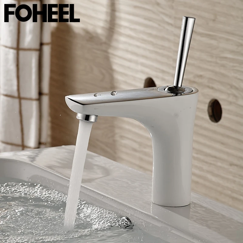 Мини-раковина FOHEEL хромированный полированный смеситель для раковины ванной