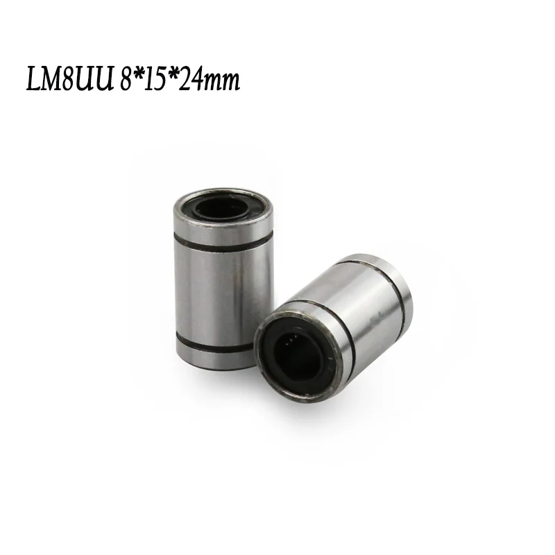 Anet 10 шт. LM8UU 8*15*24 мм, короткий шариковый линейный подшипник, втулка с ЧПУ, линейные подшипники для 3d принтеров, детали, аксессуары
Anet 10 шт. LM8UU 8*15*24 мм, короткий шариковый линейный подшипник, втулка с ЧПУ, линейные подшипники для 3d принтеров, детали, аксессуары