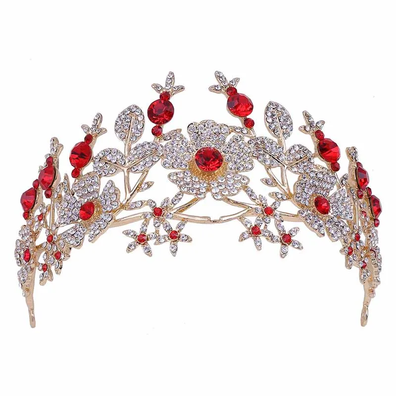 Leaf Flower Crystal Alloy Bridal Crown And Tiara Hairband Birthday Jewelry Bride Wedding Accessories Headpiece
Leaf Flower Crystal Alloy Bridal Crown And Tiara Hairband Birthday Jewelry Bride Wedding Accessories Headpiece