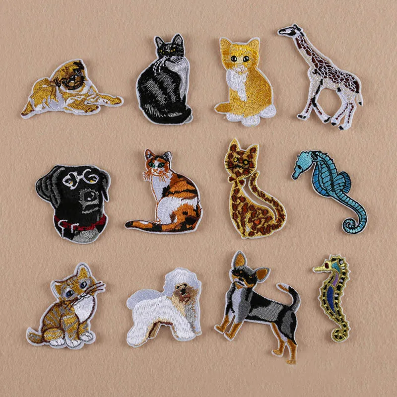 12pcs iron patches for clothing patches applique clothes iron handmade costume embroidered litter animal patch sewing on garment
12pcs iron patches for clothing patches applique clothes iron handmade costume embroidered litter animal patch sewing on garment