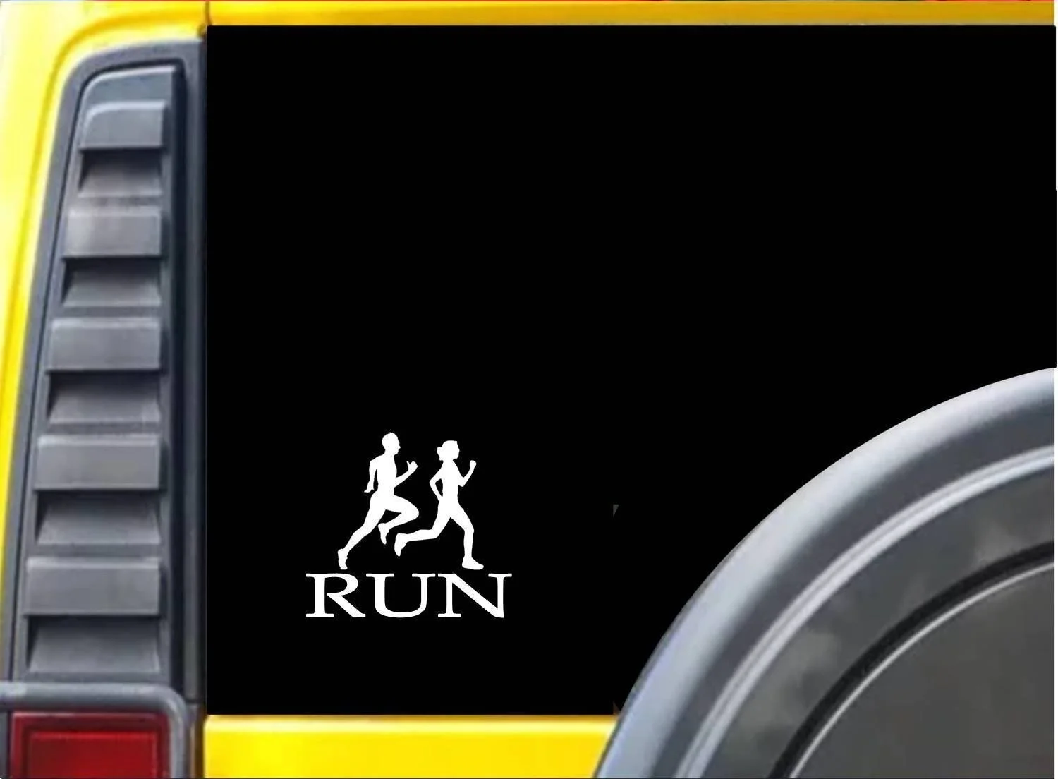 Наклейка на окно Run Family J780 6 дюймов наклейка для бега марафона 26 2|Наклейки