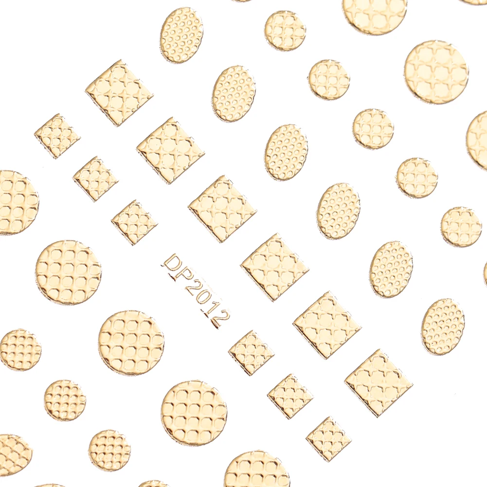 1 лист золотистые наклейки для ногтей | Красота и здоровье