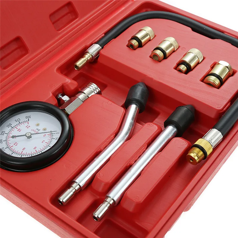 Automotive Petrol Gas Engine Cylinder Compressor Gauge Meter Test Pressure Compression Tester diagnostic Car Auto performance
Automotive Petrol Gas Engine Cylinder Compressor Gauge Meter Test Pressure Compression Tester diagnostic Car Auto performance