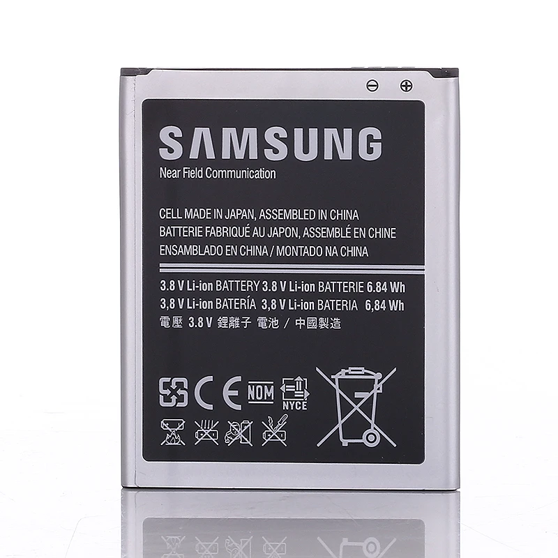 Bateria Samsung 100% оригинальный Батарея Замена Перезаряжаемые B105BE 1800 мАч для Galaxy Ace 3 s7272c